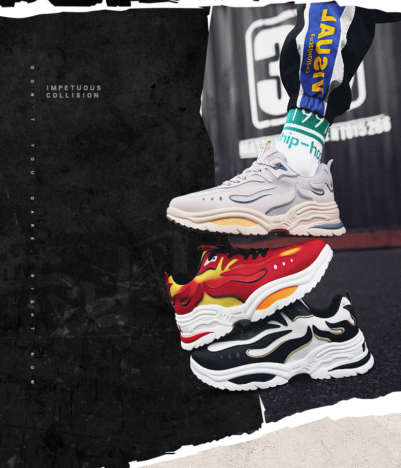 Sooneeya Mens Sneakers Comfortable Allseason Shoes Vintage Style Breathable Colorful Dad Shoes - 31