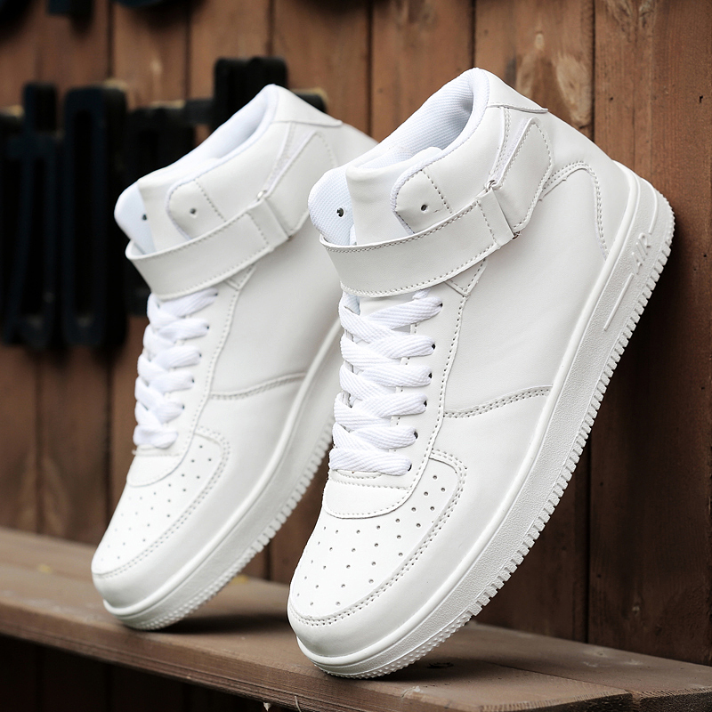 Mens High Top Sneakers Nonslip Casual Walking Shoes For Autumn Winter Zapatillas - 2