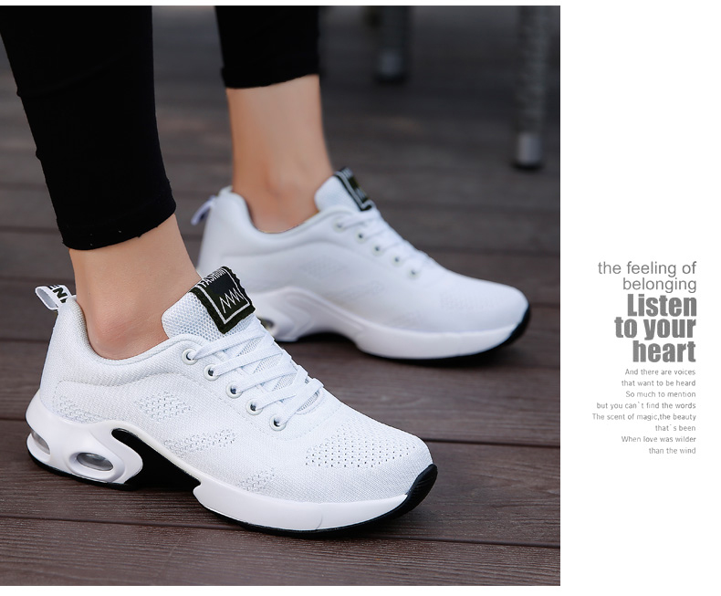 Stylish White Platform Sneakers For Women Thick Bottom Fashionable Casual Chunky Shoes Zapatos De Mujer - 31