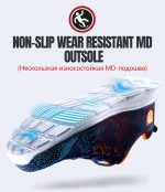 Modyf Lightweight Breathable Men Safety Shoes Steel Toe Work For Anti-smashing Construction Sneaker With Reflective - 5