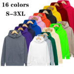 Unisex Hoodies Casual Fashion Solid Color Hip Hop Style All Seasons - 1
