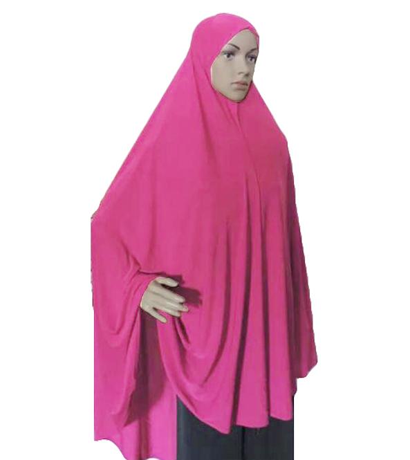 Long Khimar Hijab Islamic Prayer Shawl Muslim Womens Ramadan Chest Cover - 9