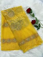 Summer Large Size African Muslim Turban Embroidered Islamic Hijab Scarf - 1