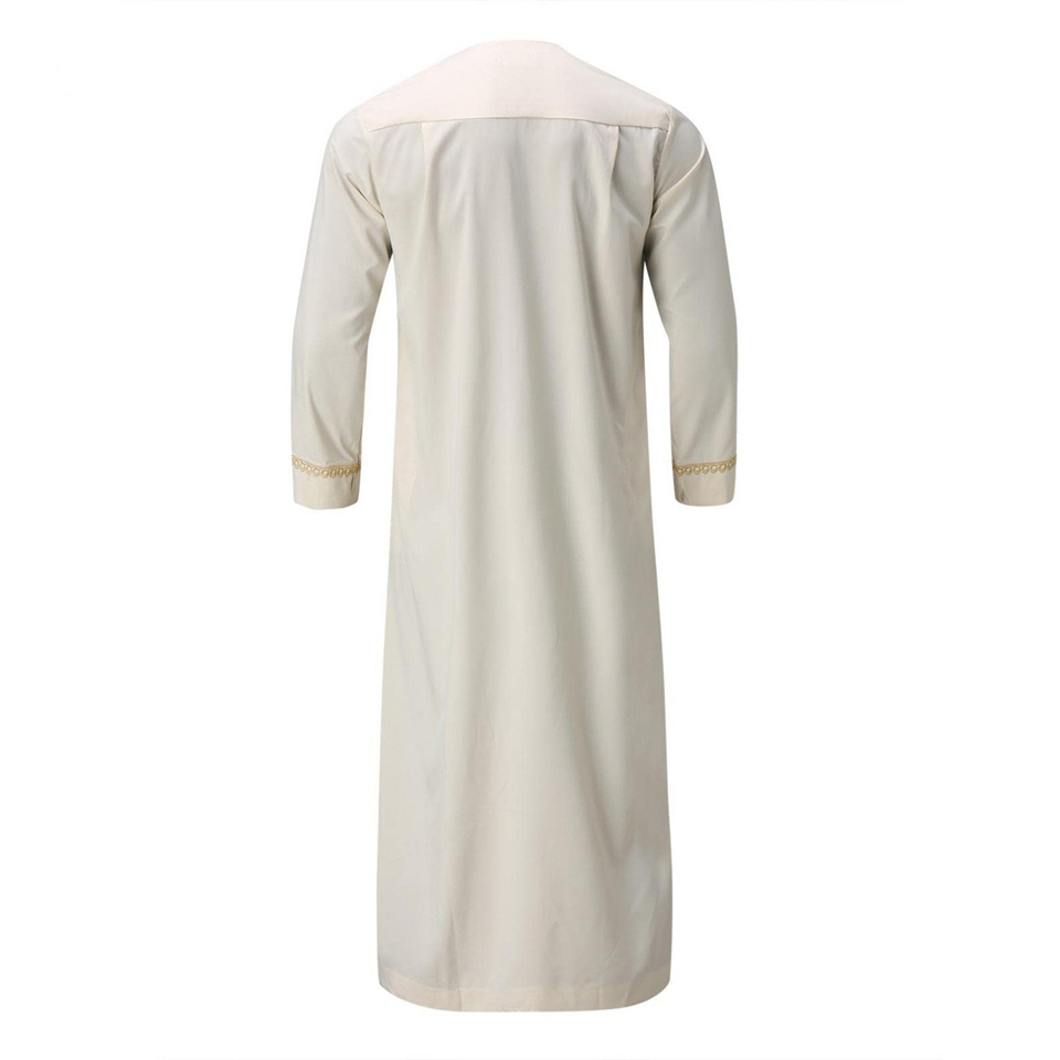 Black Abaya Kaftan Mens Islamic Fashion Pakistanisaudi Arabian Jubba Thobe - 14