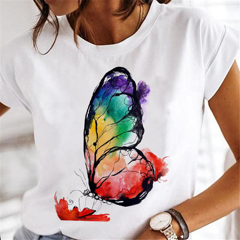 Womens Dandelion Graphic Tee Short Sleeve 90s Style Summer Fashion Tshirt - 18