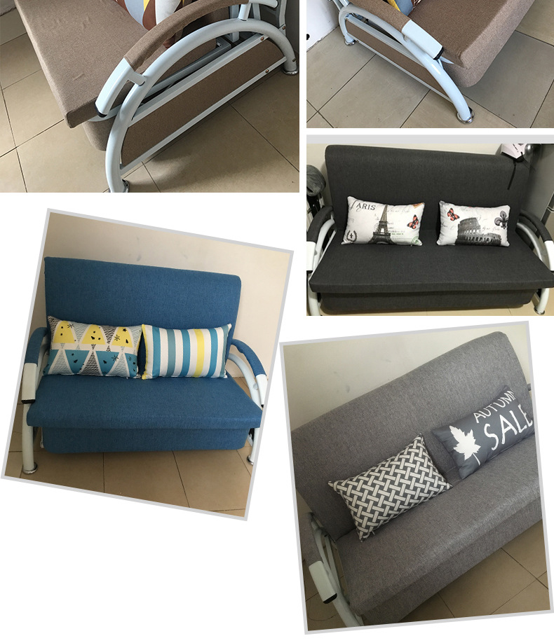 Convertible Double Sofa Bed Sleeper Foldable Apartment Furniture - 21