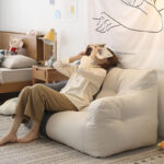 Modern Ultralight Soft Bean Bag Sofa For Relaxing Bedroom Furniture - 4