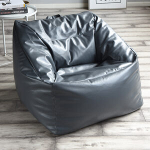 Vintage Leather Sofa Recliner Ergonomic Bean Bag For Home Relaxation - 1