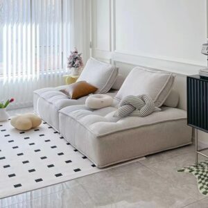 Modern Minimalist Floor Lounge Sofa For Adults Single Reading Pillow Furniture - 1