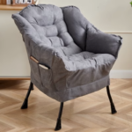 Nordic Style Minimalist Lounge Sofa Modern Lazy Reading Armchair For Adults - 5