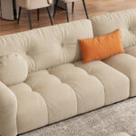 3seater Nordic Style Sofa With Scratch Protector Xxl Ergonomic Design - 5