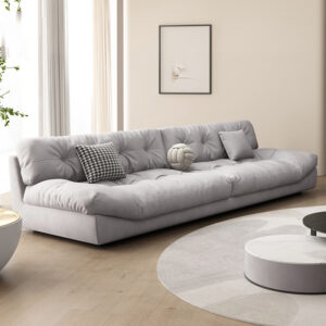 White Xxl Vintage Luxury Sofa Minimalist Wooden Couch For Adults Bedroom - 1
