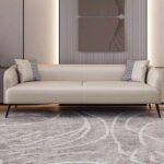 Modern Nordic Luxury Leather Sofa Ergonomic Minimalist Lounge Furniture - 6