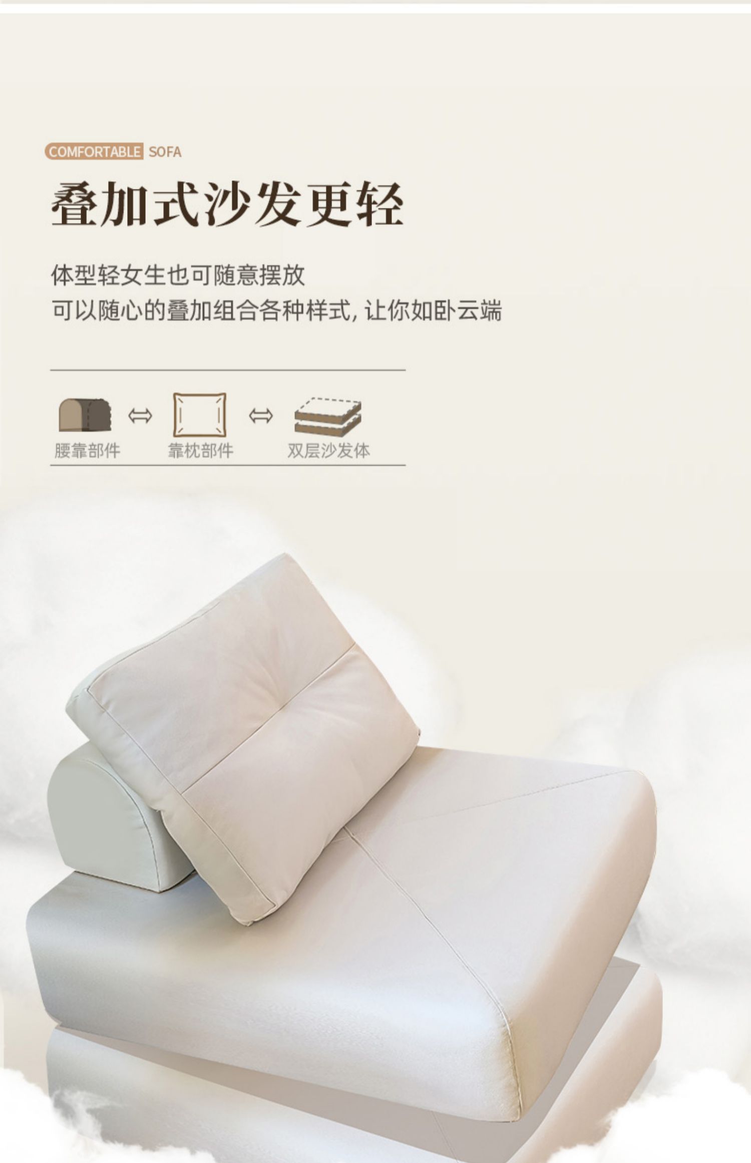 Luxury Minimalist Waterproof Sofa Pillows With Relax Foam For Modern Home Furniture - 46