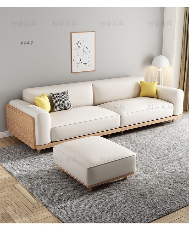 White Nordic Luxury Recliner Sofa Minimalist Designer Lounge Armchair - 19