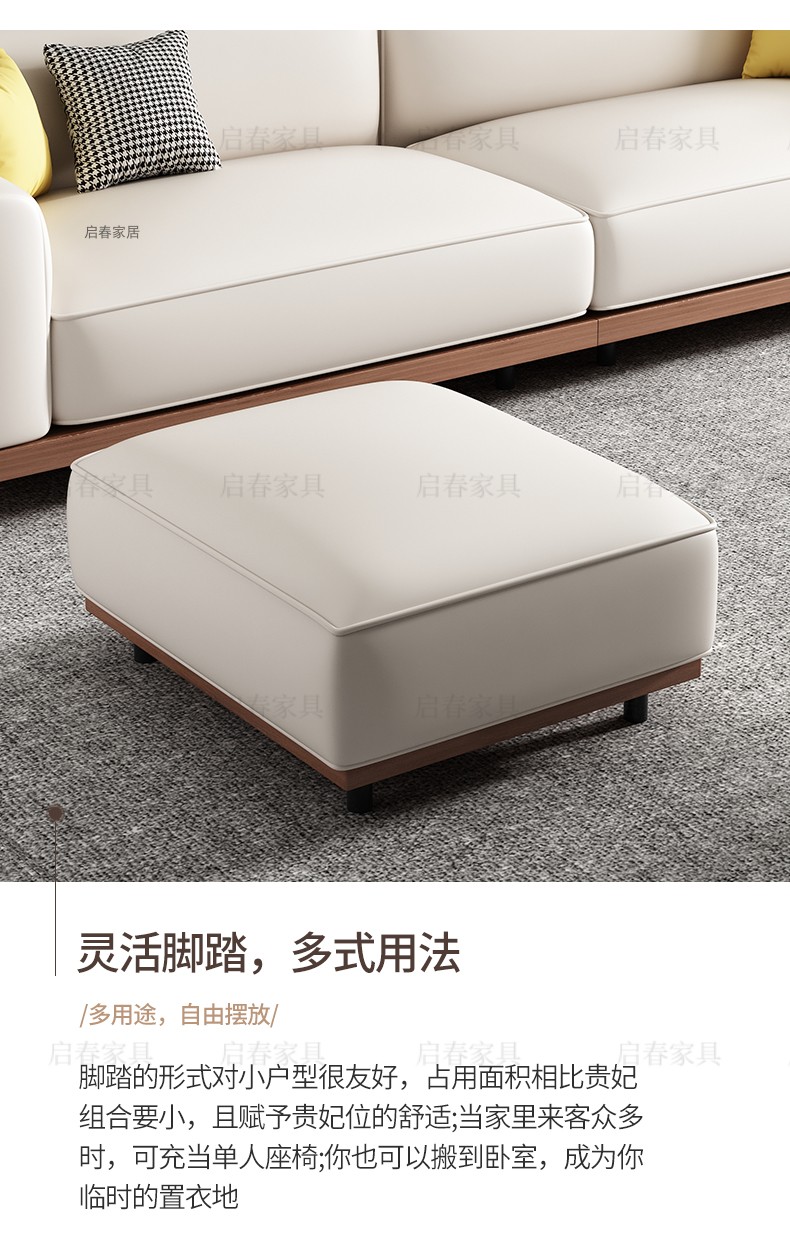 White Nordic Luxury Recliner Sofa Minimalist Designer Lounge Armchair - 27