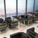 Nordic Waterproof Floor Sofa Armchair Minimalist Living Room Bedroom Furniture - 5