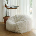White Luxury Minimalist Tatami Bean Bag Sofa For Living Room - 1