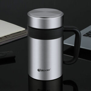304 Stainless Steel Thermos Mug With Handle For Office Use - 3