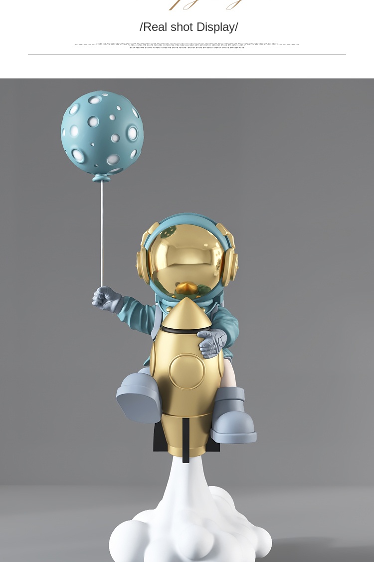Modern Nordic Astronaut Resin Sculpture 130cm Creative Home And Living Room Decor - 21