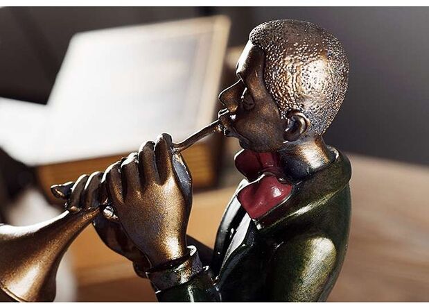 Nordic Jazz Man Figurine Creative Wine Cabinet Decor Home Accessories - 18