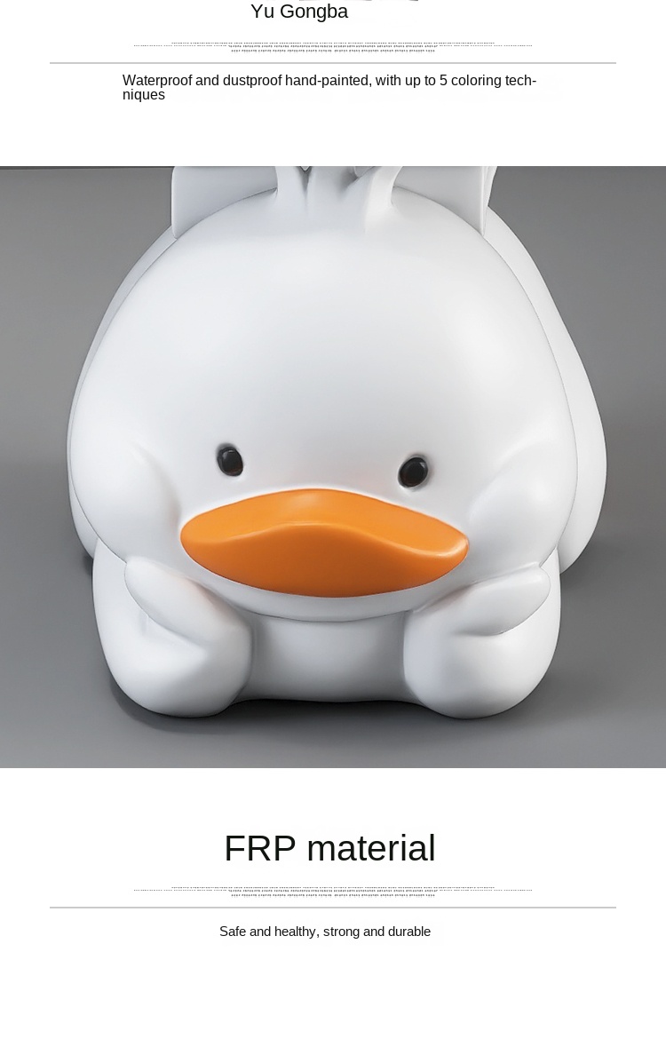 Duck Figurines Cartoon Animal Coffee Table Decor For Living Room - 25
