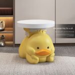 Duck Figurines Cartoon Animal Coffee Table Decor For Living Room - 1