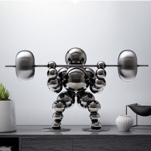 Nordic Style Metal Sports Figurine Creative Tabletop Home Decor Gift - 1