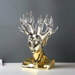 Modern Art Fairy Resin Bust Statue For Home Garden Decor - 3