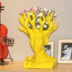 Fairy Statue Resin Flowerpot For Succulents Desktop Garden Decor - 2