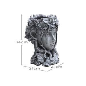 Resin Venus Figurine Flower Pot For Succulents Vines Home Garden Decor - 6
