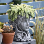Resin Venus Figurine Flower Pot For Succulents Vines Home Garden Decor - 5