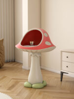 Large Mushroom Flower Figurine Creative Home Decor With Storage - 4