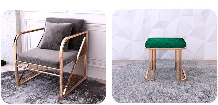 Luxury Marble Iron Nail Art Table And Chair Set For Salons - 15