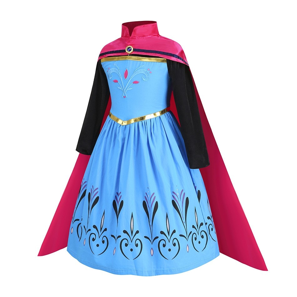 Snow Queen Elsa Frozen Halloween Costume Dress Accessories For Girls - 13