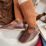 Spanishstyle Antislip Newborn Toddler Kneehigh Socks For Autumnwinter - 1