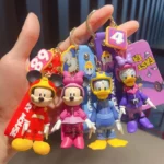 Disney Character Keychain Mickey Stitch Snow White Cute Kids Toy - 4