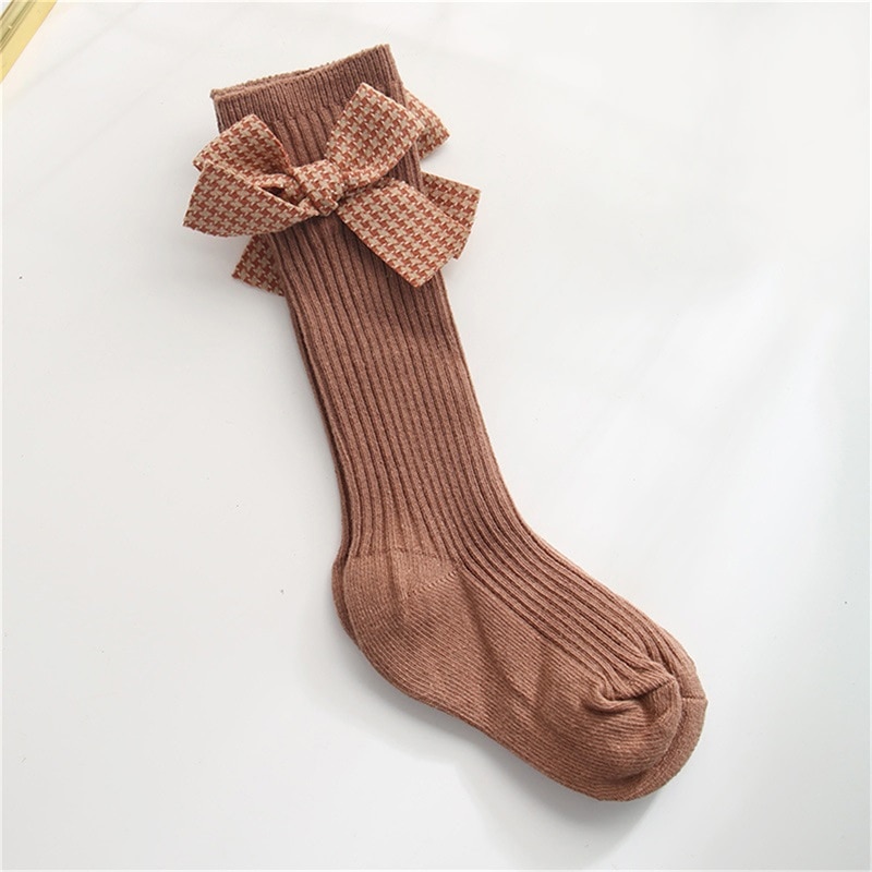Infant Princess Bow Kneehigh Socks Breathable Toddler Girl Accessories - 13