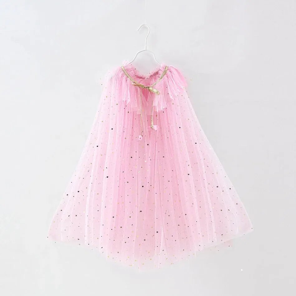 Princess Dressup Costume Set Kids Party Accessories With Cloak Jewelry - 14