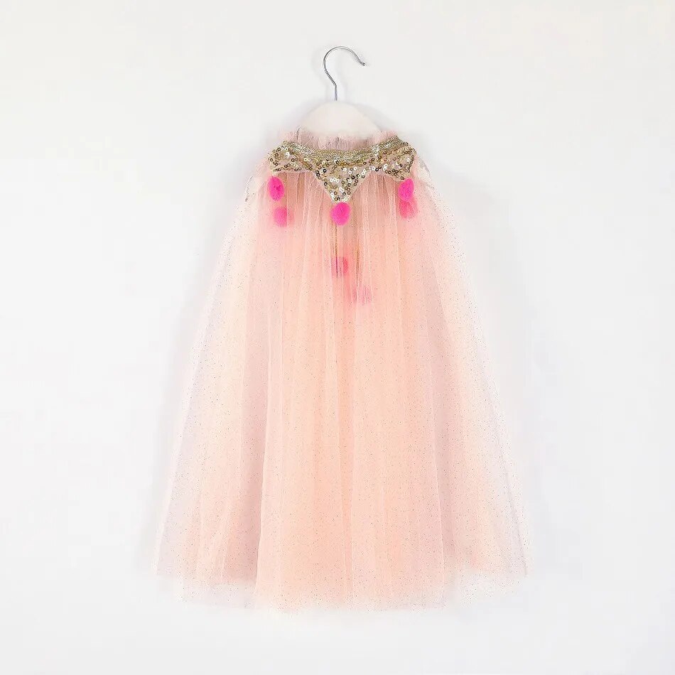 Princess Dressup Costume Set Kids Party Accessories With Cloak Jewelry - 24