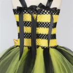 Girls Babytoddler Spring Floral Bee Dress Costume For Halloweencarnival - 5