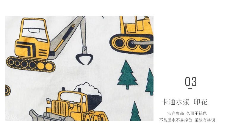 3pack Boys Cotton Boxer Briefs Cartoon Underwear For Kids 38 Years - 21