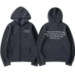 Unisex Vintage Y2k Casual Oversized Bjork Music Concert Zipper Hoodie - 4