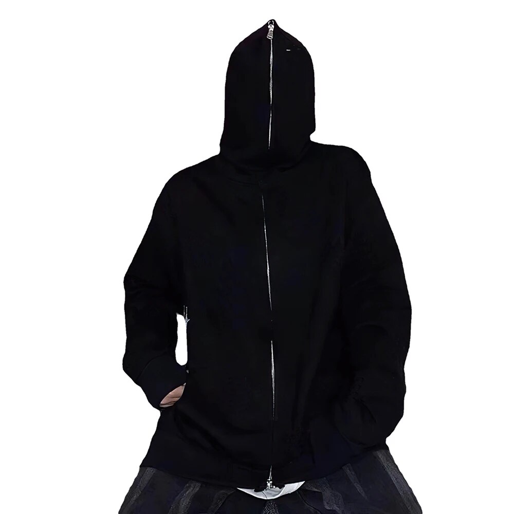 Unisex Berserk Anime Zipup Fleece Hoodie Y2k Oversized Streetwear Jacket - 20