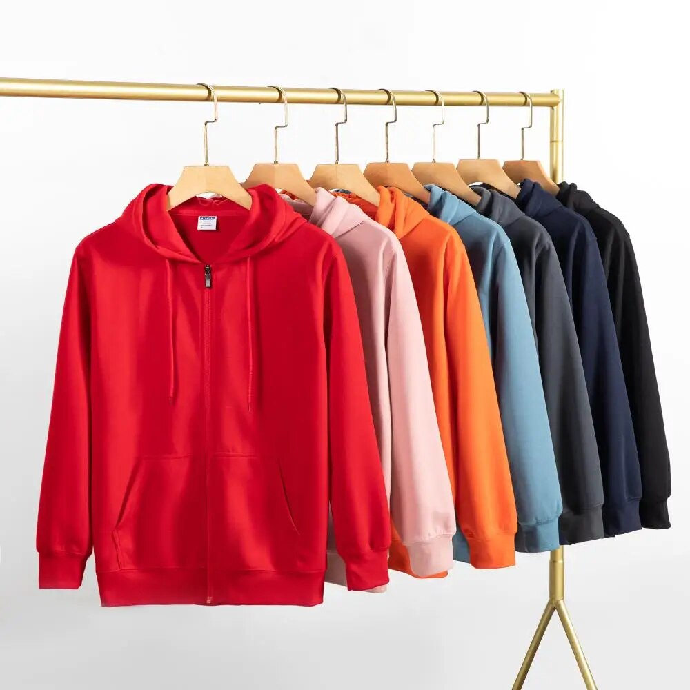 Mens Heavyweight Polar Fleece Zipup Hoodie Sweatshirt Warmth - 7