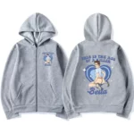 Edward Cullen Bella Meme Zip Up Hoodie Funny Fleece Pullover Unisex - 6