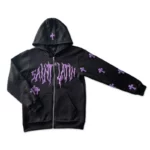 Mens Y2k Emo Goth Zipup Hoodie Oversized Grunge Streetwear Sweatshirt Jacket - 3