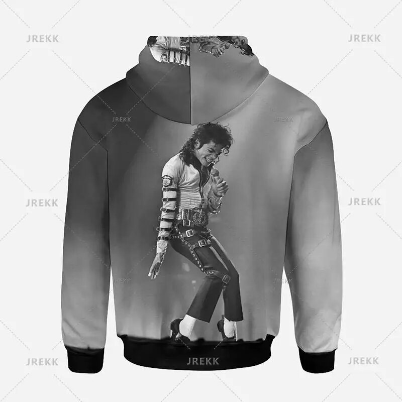 Unisex Michael Jackson Graphic Sweatshirt Retro Y2k Zipup Hoodie - 30