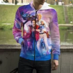 Back To The Future 3d Printed Zipup Hoodie Long Sleeve Unisex - 2