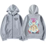 Jujutsu Kaisen Anime Zipup Hoodie Manga Sukuna Design Mens Oversized Jacket - 5
